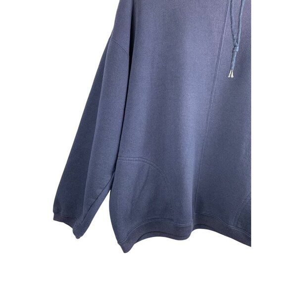 Pro Spirit Navy Blue & Gray Hooded Sweatshirt L - Picture 4 of 5